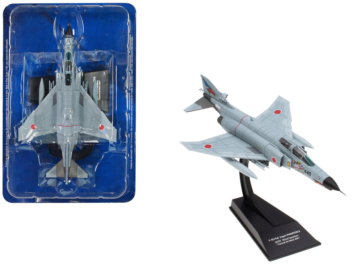 Mitsubishi F-4EJ Kai Super Phantom II Fighter Aircraft "302nd Squadron 83rd Air Wing Tactical Air Meet" (2001) Japan Air Self-Defense Force 1/100 Diecast Model by Hachette Collections LuxuryLifeWay Online Store