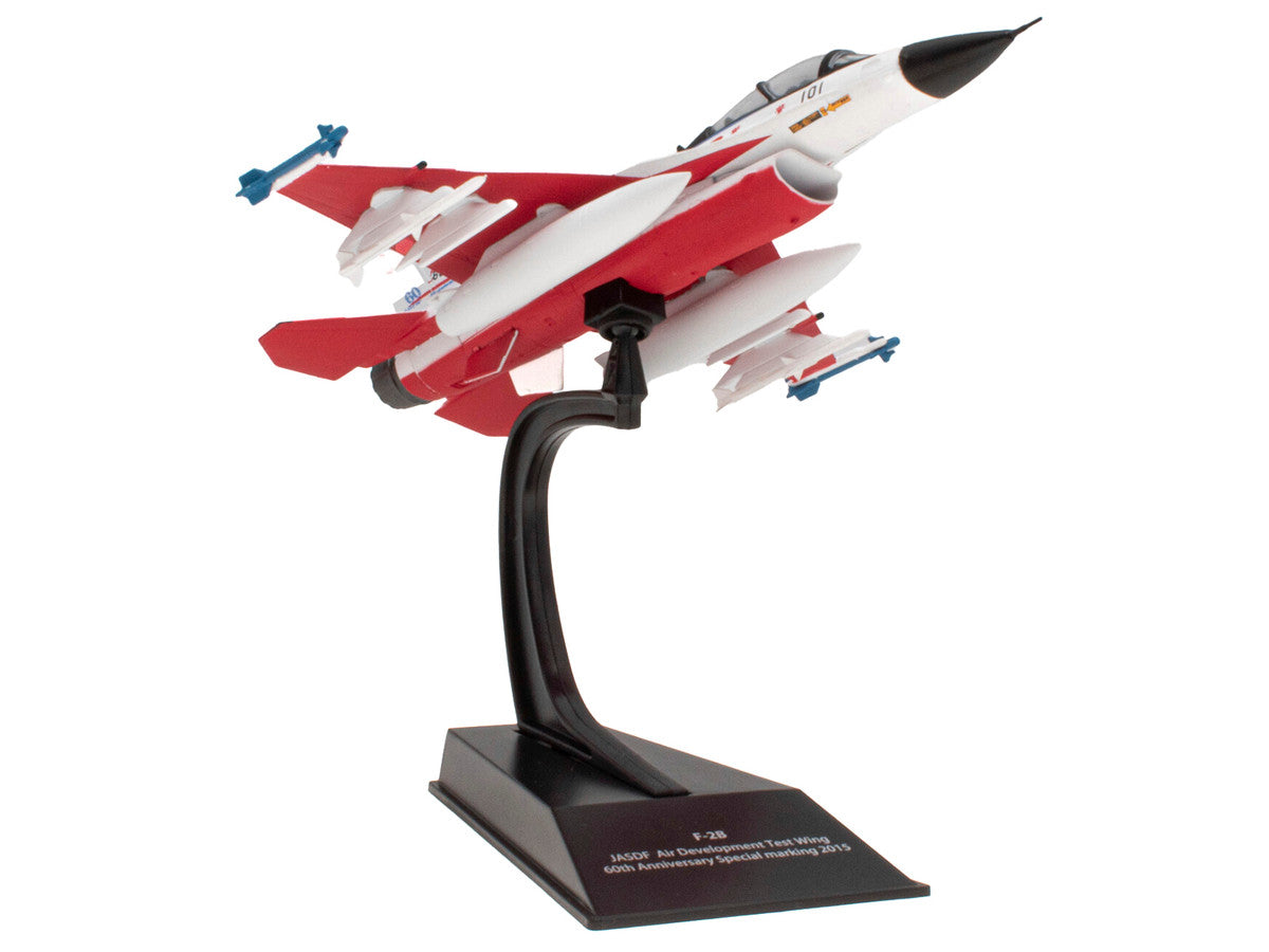 Mitsubishi F-2B Fighter Aircraft "Air Development and Test Wing 60th Anniversary" (2015) Japan Air Self-Defense Force 1/100 Diecast Model by Hachette Collections LuxuryLifeWay Online Store