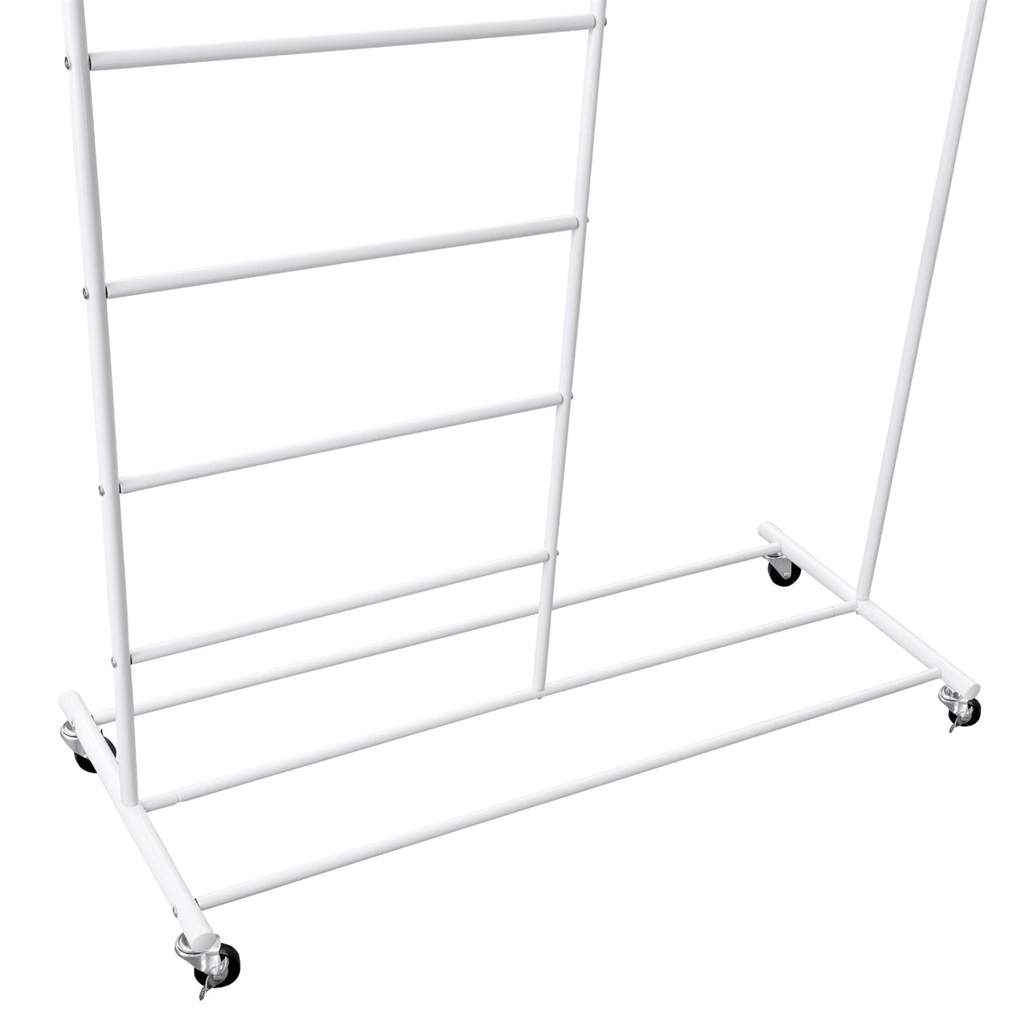 White Rolling Multi Use Laundry Clothes Drying Rack LuxuryLifeWay Online Store