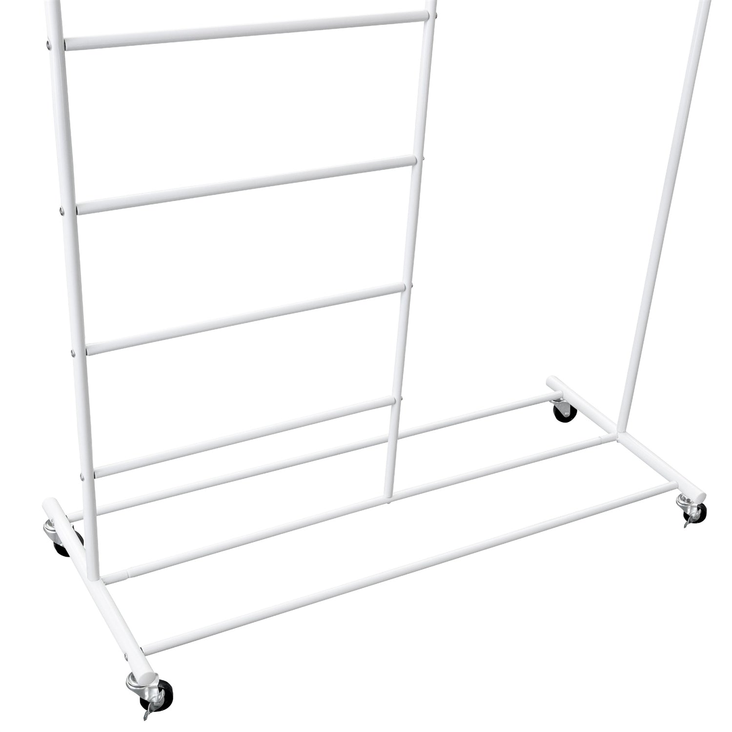 White Rolling Multi Use Laundry Clothes Drying Rack LuxuryLifeWay Online Store