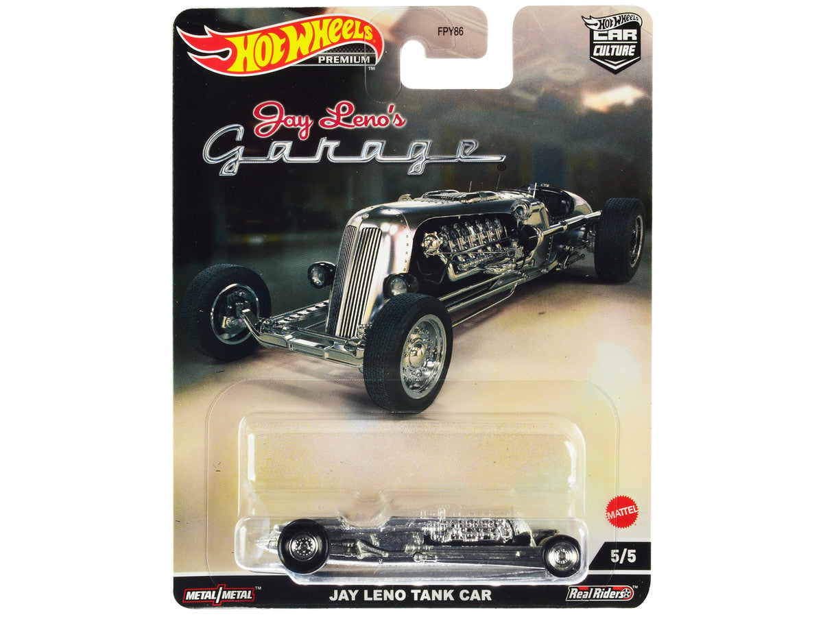 Jay Leno Tank Car Brushed Metal "Jay Leno’s Garage" Diecast Model Car by Hot Wheels LuxuryLifeWay Online Store