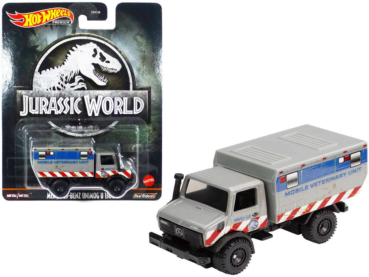 Mercedes-Benz Unimog U 1300 L "Mobile Veterinary Unit MVU-12" "Jurassic World" (2015) Movie Diecast Model Car by Hot Wheels LuxuryLifeWay Online Store