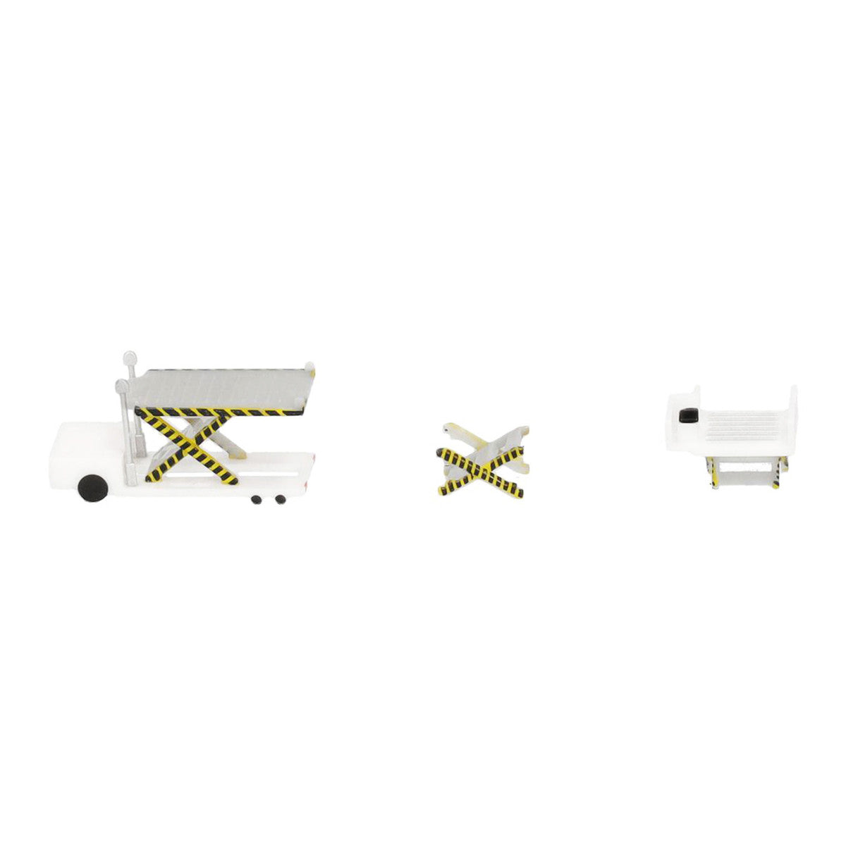 Container Loader 2 Vehicle Set White 1/500 Diecast Model by Herpa LuxuryLifeWay Online Store