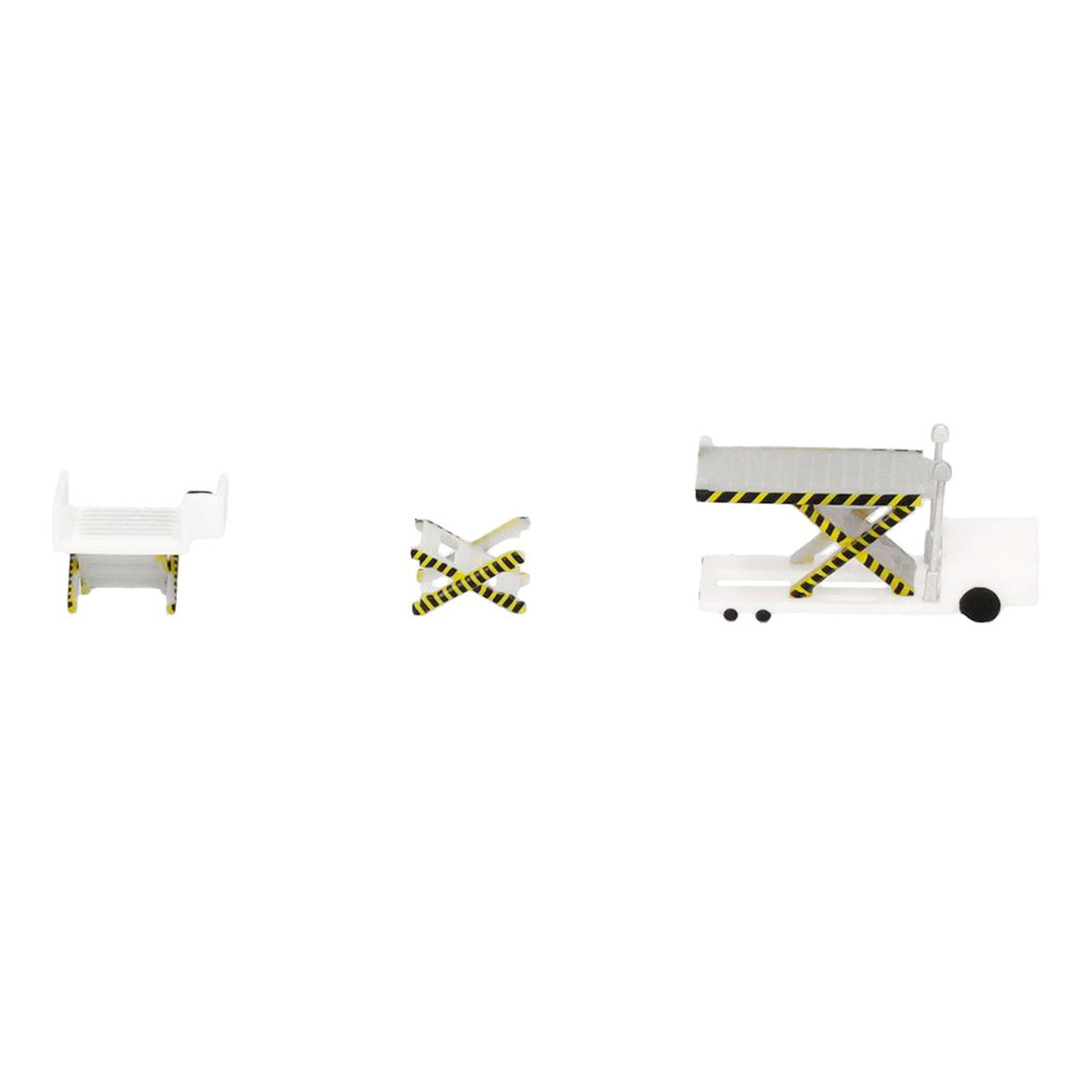 Container Loader 2 Vehicle Set White 1/500 Diecast Model by Herpa LuxuryLifeWay Online Store