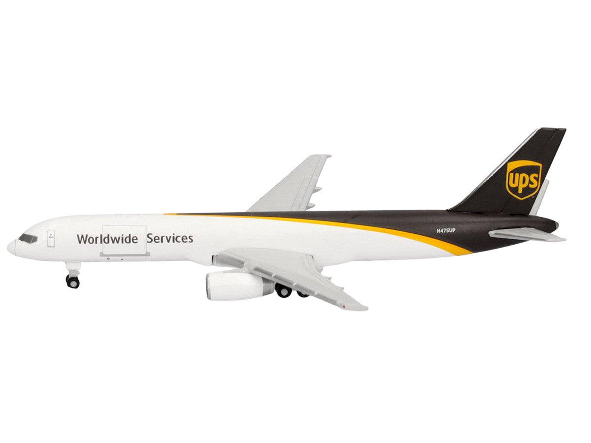 Boeing 757-200F Commercial Aircraft "UPS Worldwide Service" (N475UP) White with Brown Tail 1/500 Diecast Model Airplane by Herpa LuxuryLifeWay Online Store