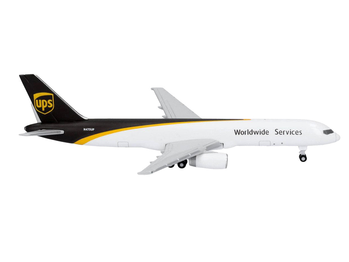 Boeing 757-200F Commercial Aircraft "UPS Worldwide Service" (N475UP) White with Brown Tail 1/500 Diecast Model Airplane by Herpa LuxuryLifeWay Online Store