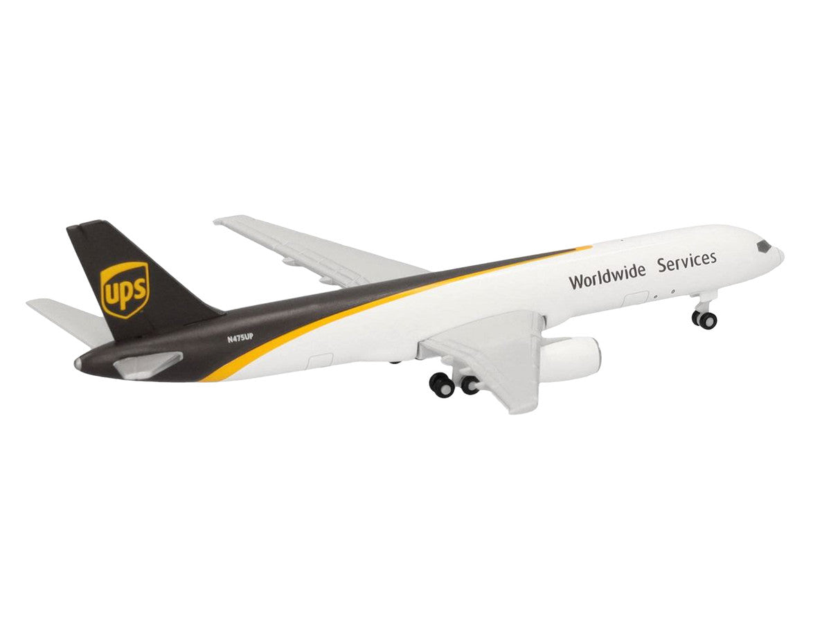 Boeing 757-200F Commercial Aircraft "UPS Worldwide Service" (N475UP) White with Brown Tail 1/500 Diecast Model Airplane by Herpa LuxuryLifeWay Online Store