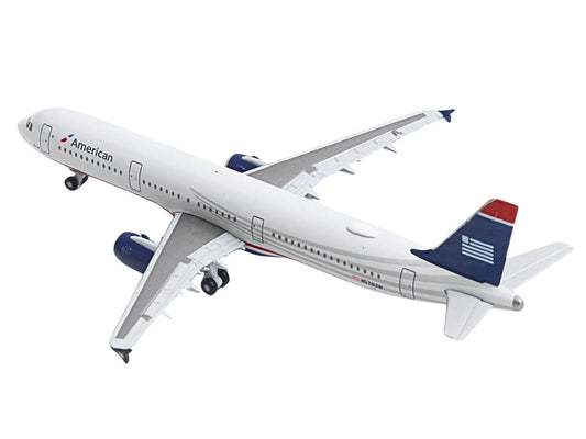 Airbus A321 Commercial Aircraft "American Airlines" (N578UW) Gray with Blue Tail 1/500 Diecast Model by Herpa LuxuryLifeWay Online Store