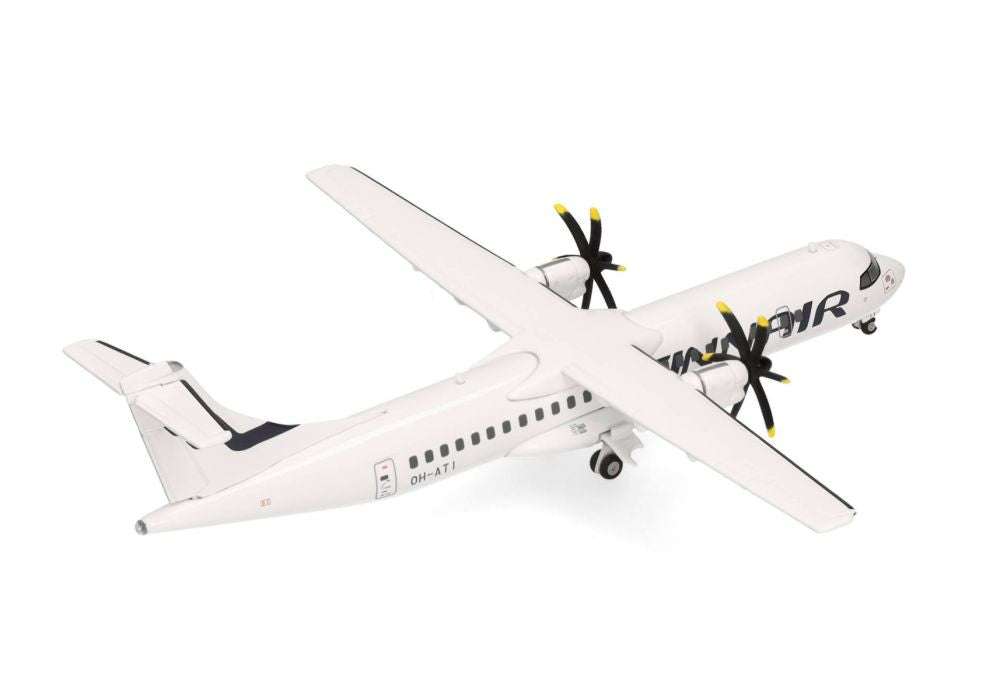 ATR 72-500 Commercial Aircraft "FinnAir" (OH-ATI) White 1/200 Diecast Model Airplane by Herpa LuxuryLifeWay Online Store
