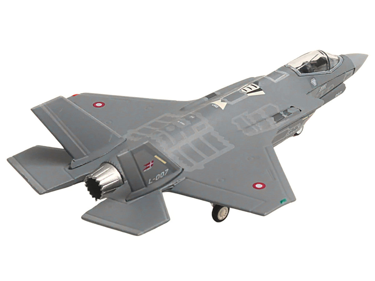 Lockheed Martin F-35A Lightning II Aircraft "Eskadrille 727 Skrydstrup Air Base" (L-007) Royal Danish Air Force 1/200 Diecast Model by Herpa LuxuryLifeWay Online Store
