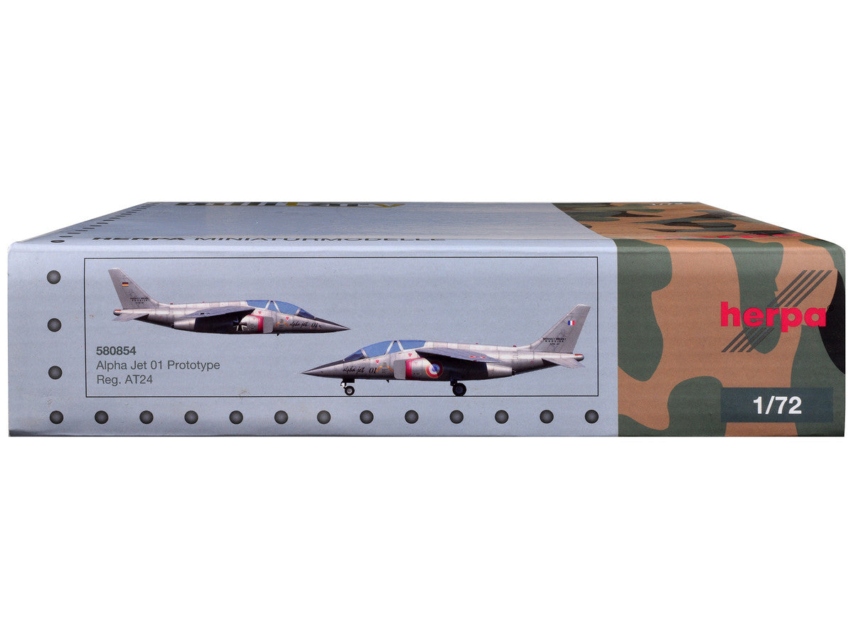 Dassault Alpha Jet Aircraft "01 Prototype" Registration AT24 "Military" Series 1/72 Diecast Model Airplane by Herpa LuxuryLifeWay Online Store