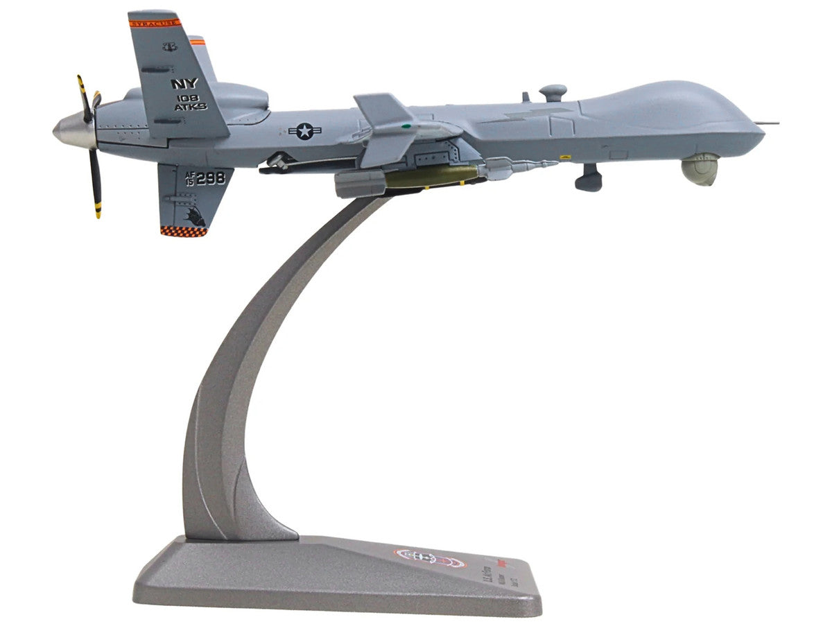 General Atomics MQ-9A Reaper Block 5 UAV "New York Air National Guard 108th Attack Squadron Hancock Field Air National Guard Base" United States Air Force "Military" Series 1/72 Diecast Model by Herpa LuxuryLifeWay Online Store