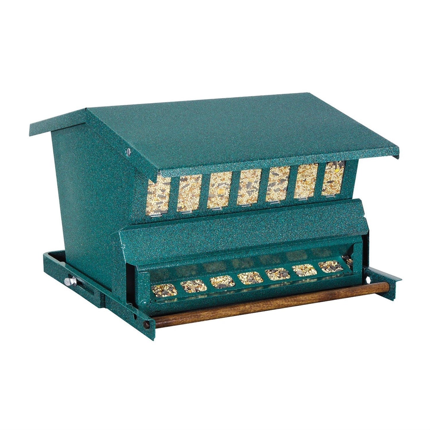 Green Steel Squirrel Proof Wild Bird Feeder with Hanger LuxuryLifeWay Online Store