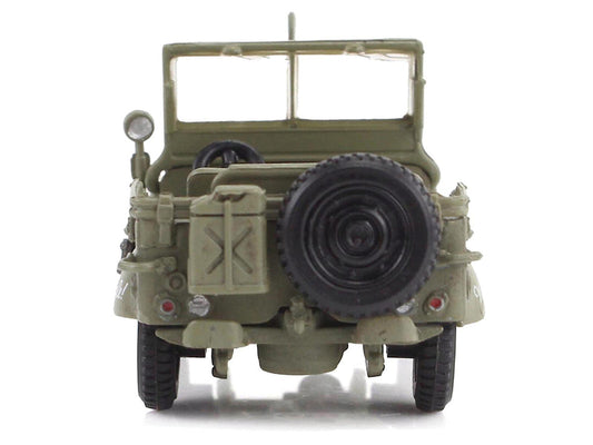 U.S. 1/4 ton Military Vehicle Olive Drab "Gen. George Patton US 3rd Army War Eagle" (1945) United States Army "Ground Power Series" 1/72 Diecast Model by Hobby Master LuxuryLifeWay Online Store