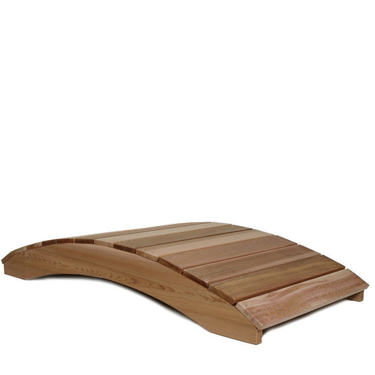 8-Ft Garden Bridge in Western Red Cedar - Natural Unstained Finish LuxuryLifeWay Online Store