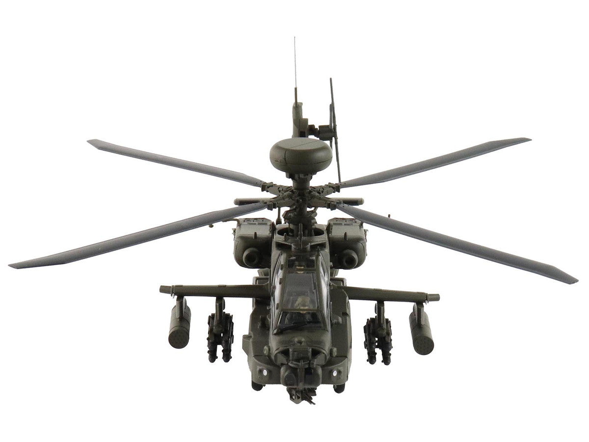 Boeing AH-64E Apache Echo Attack Helicopter "ZM714 Middle Wallop" (2022) British Army "Air Power Series" 1/72 Diecast Model by Hobby Master LuxuryLifeWay Online Store
