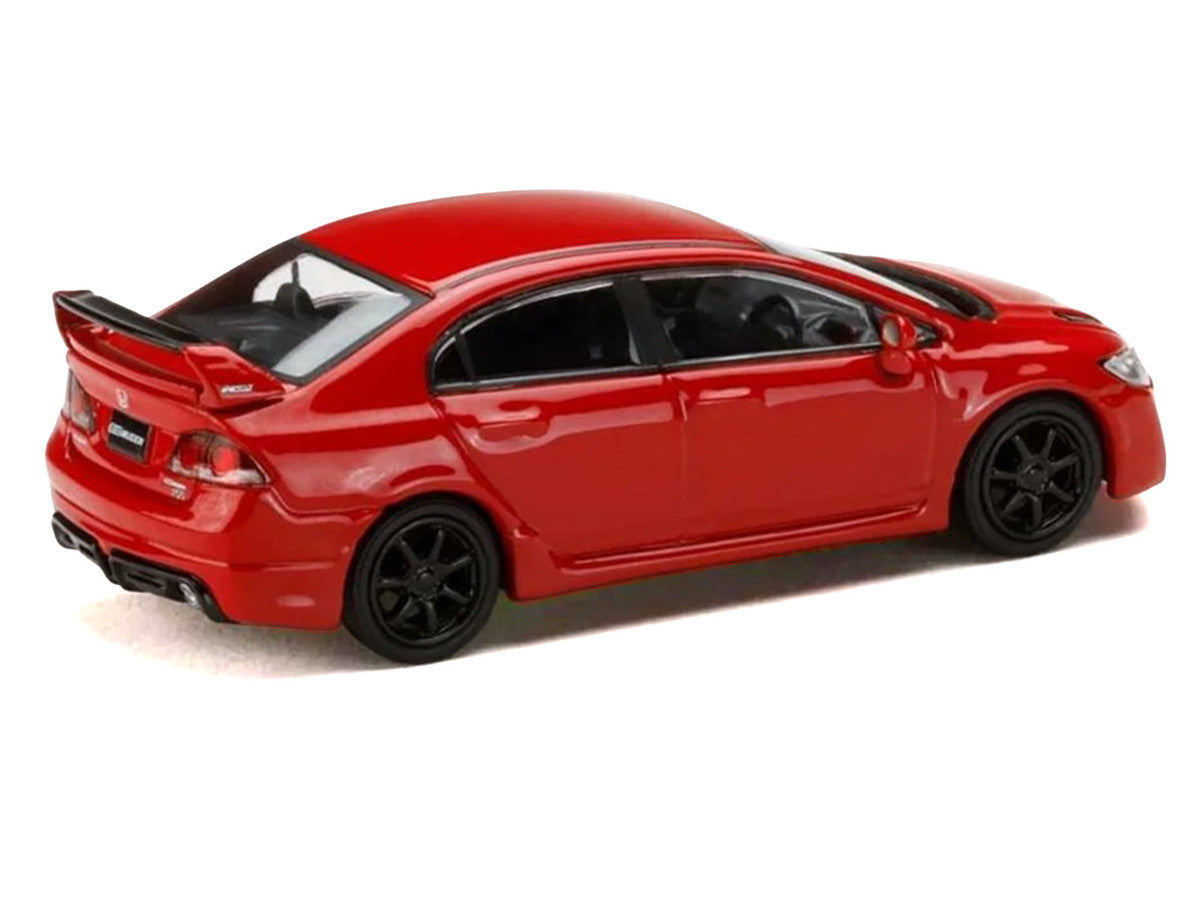 Honda Civic Mugen RR (FD2) RHD (Right Hand Drive) Milano Red "JDM64" Series 1/64 Diecast Model Car by Hobby Japan LuxuryLifeWay Online Store