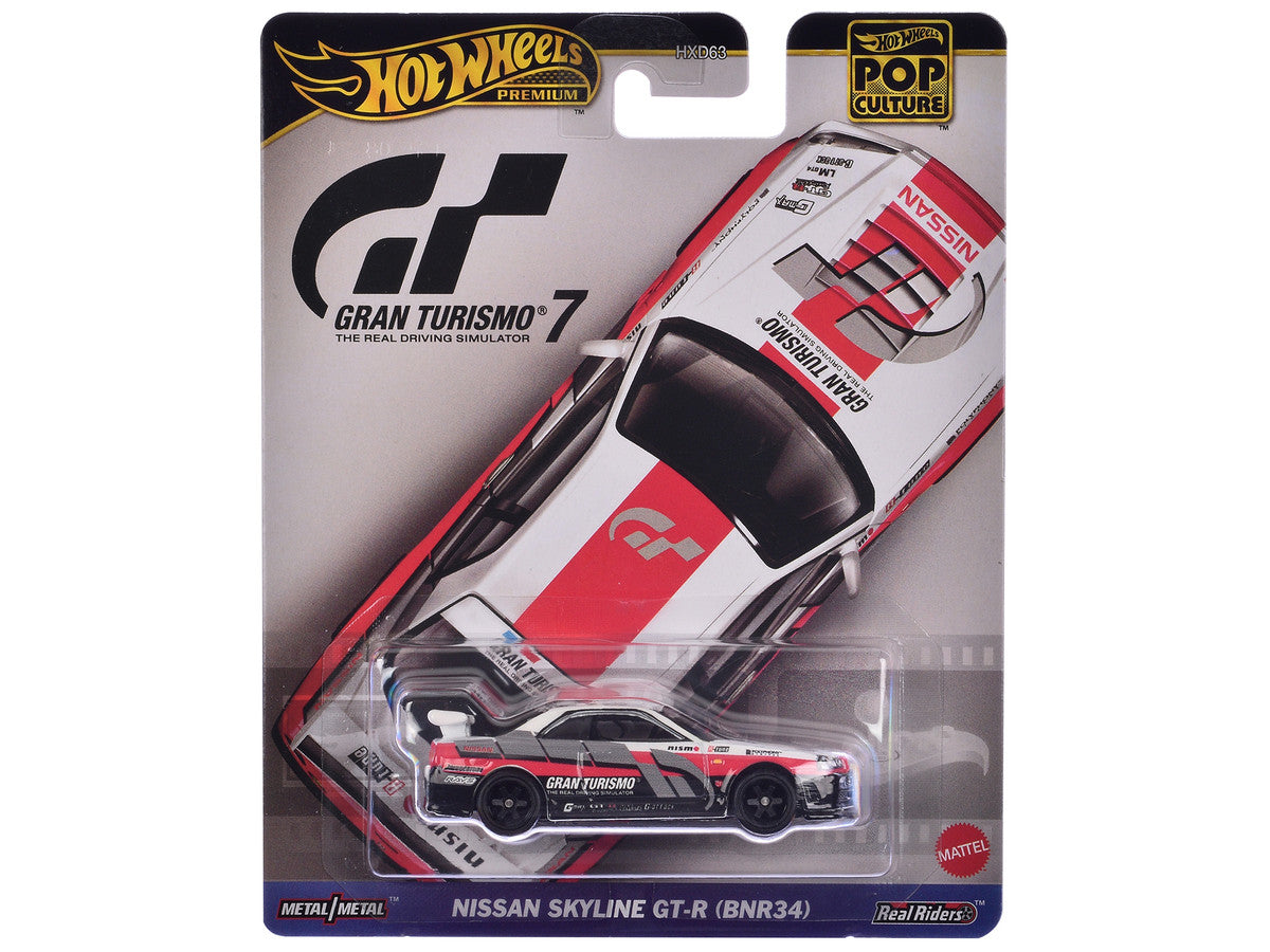 Nissan GT-R Nismo GT3 #23 White "Gran Turismo 7" Video Game Diecast Model Car by Hot Wheels LuxuryLifeWay Online Store