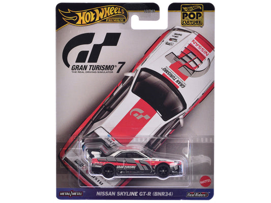 Nissan GT-R Nismo GT3 #23 White "Gran Turismo 7" Video Game Diecast Model Car by Hot Wheels LuxuryLifeWay Online Store