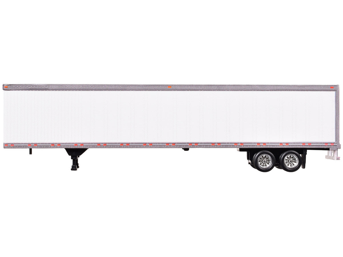 Box Dry Goods Trailer White 1/87 (HO) Scale Plastic Model by HO Logistics LuxuryLifeWay Online Store