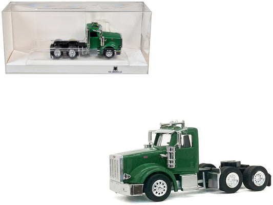 Peterbilt 367 Day Cab Green 1/87 (HO) Scale Plastic Model Car by HO Logistics LuxuryLifeWay Online Store