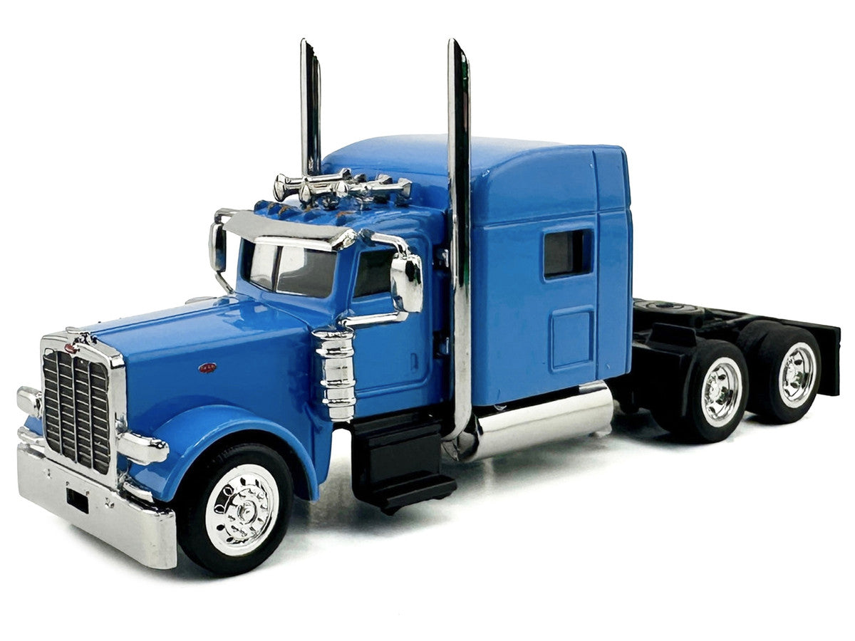 Peterbilt 389 Truck Tractor with Sleeper Cab Baby Blue 1/87 (HO) Scale Plastic Model Car by HO Logistics LuxuryLifeWay Online Store