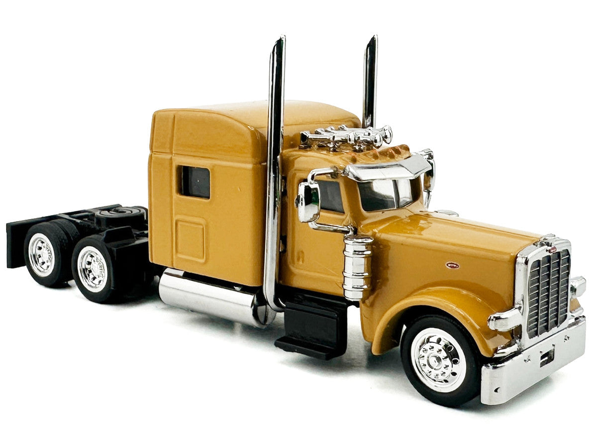 Peterbilt 389 Truck Tractor with Sleeper Cab Yellow 1/87 (HO) Scale Plastic Model Car by HO Logistics LuxuryLifeWay Online Store
