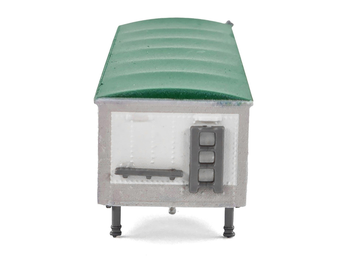 Covered Grain Trailer White with Green Tarp "Nutrena Feeds" 1/87 (HO) Plastic Model Car by HO Logistics LuxuryLifeWay Online Store