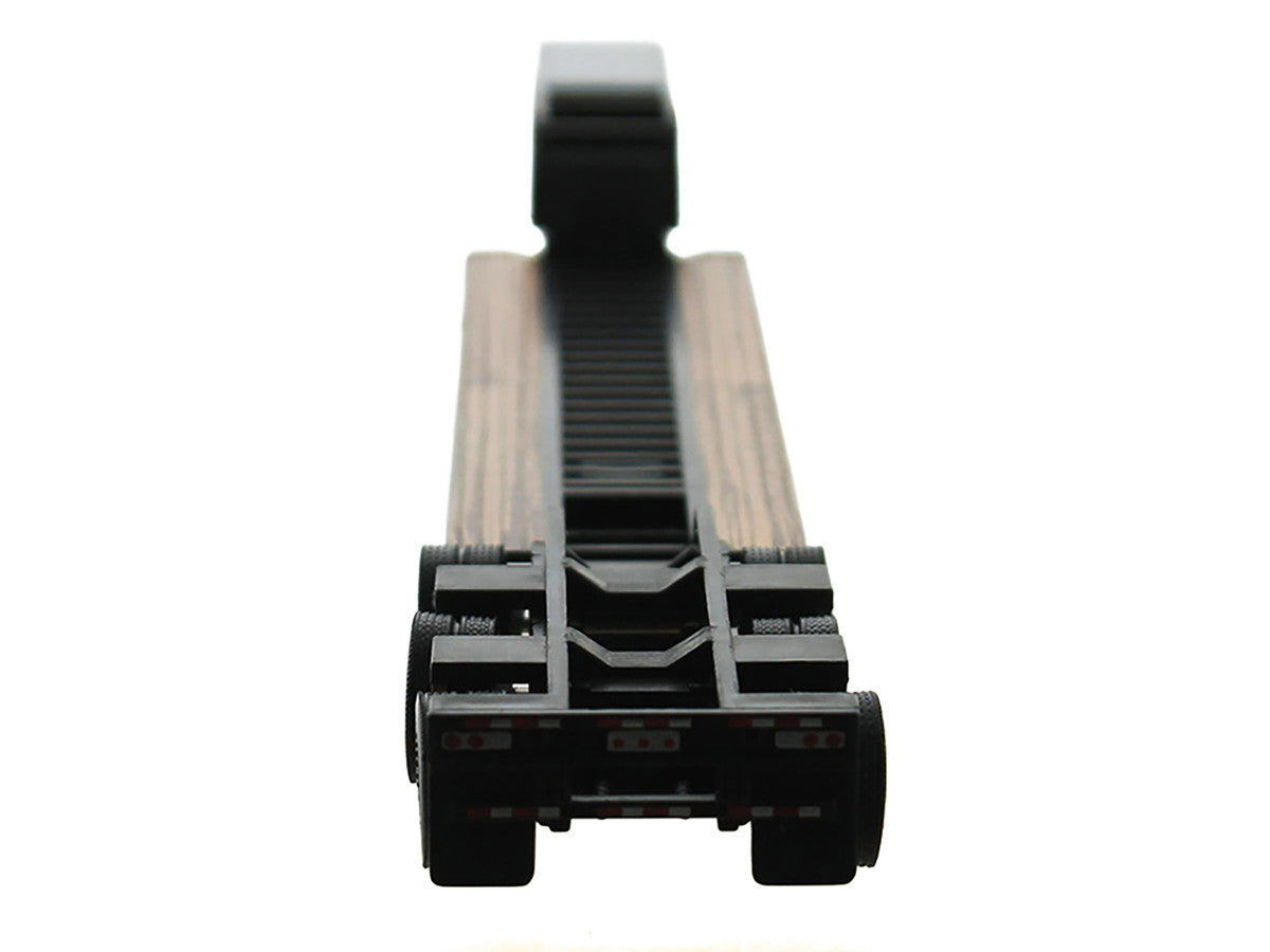 Low Boy Flatbed Trailer Black 1/87 (HO) Plastic Model Car by HO Logistics LuxuryLifeWay Online Store