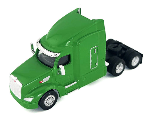 Peterbilt 579 Sleeper Cab Lime Green 1/87 (HO) Plastic Model Car by HO Logistics LuxuryLifeWay Online Store
