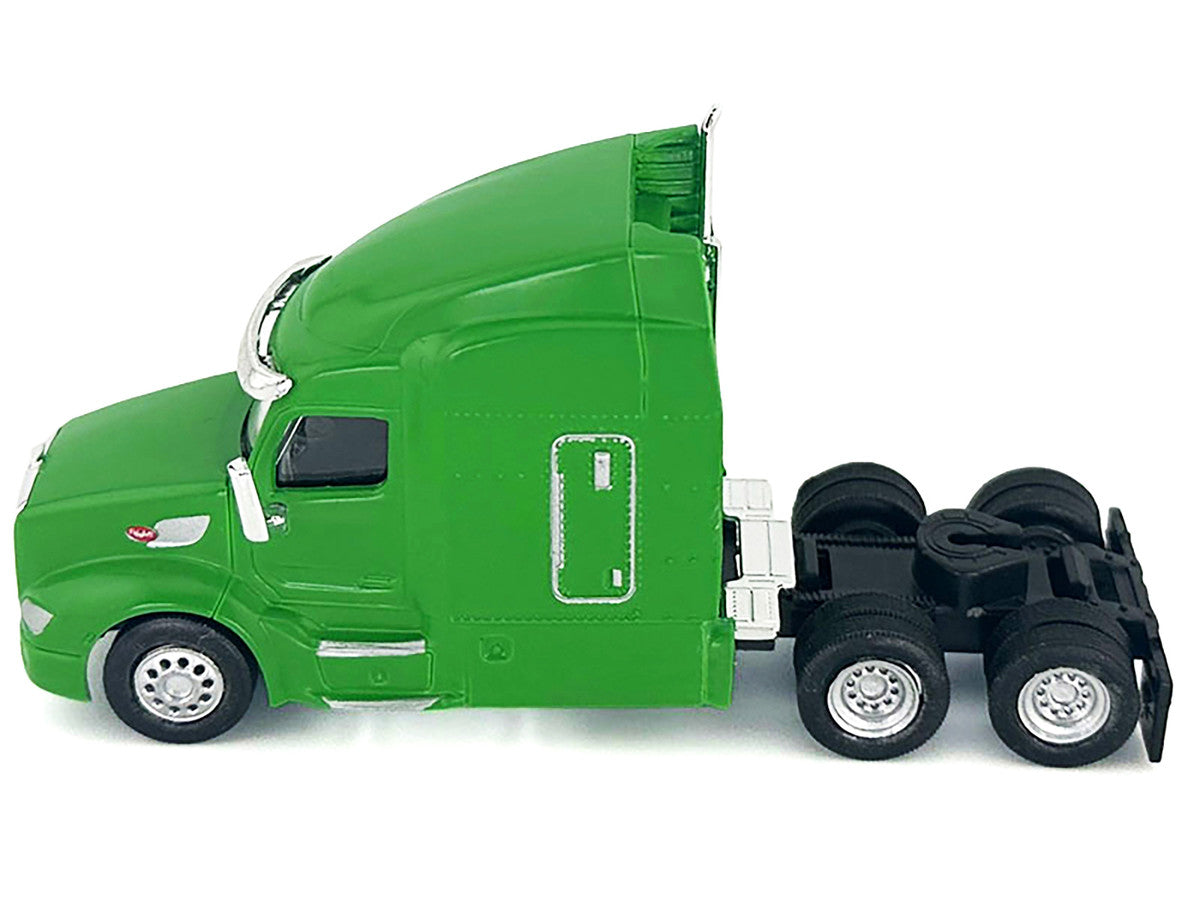 Peterbilt 579 Sleeper Cab Lime Green 1/87 (HO) Plastic Model Car by HO Logistics LuxuryLifeWay Online Store