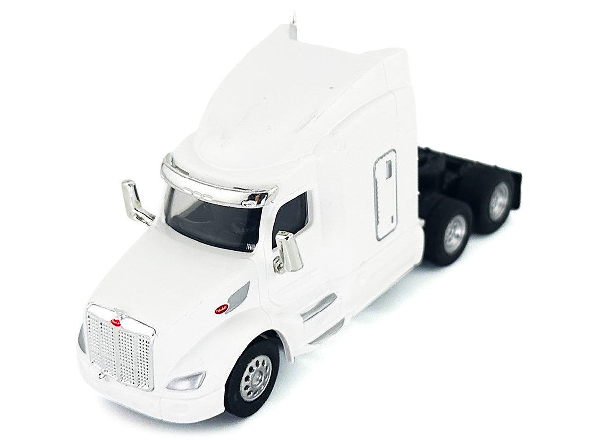 Peterbilt 579 Sleeper Cab White 1/87 (HO) Plastic Model Car by HO Logistics LuxuryLifeWay Online Store