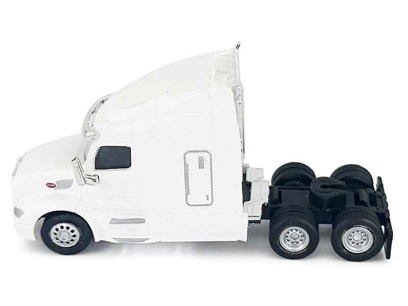 Peterbilt 579 Sleeper Cab White 1/87 (HO) Plastic Model Car by HO Logistics LuxuryLifeWay Online Store