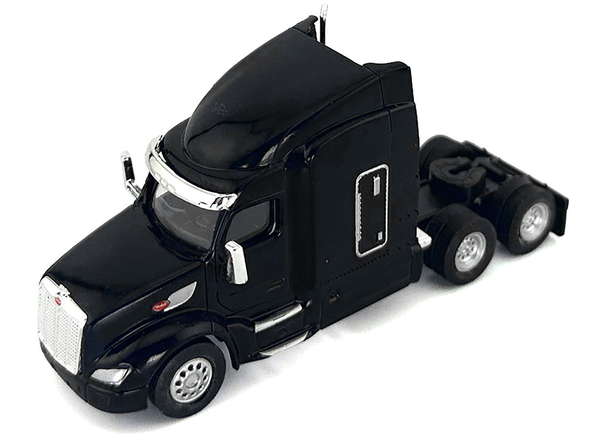 Peterbilt 579 Sleeper Cab Black 1/87 (HO) Plastic Model Car by HO Logistics LuxuryLifeWay Online Store
