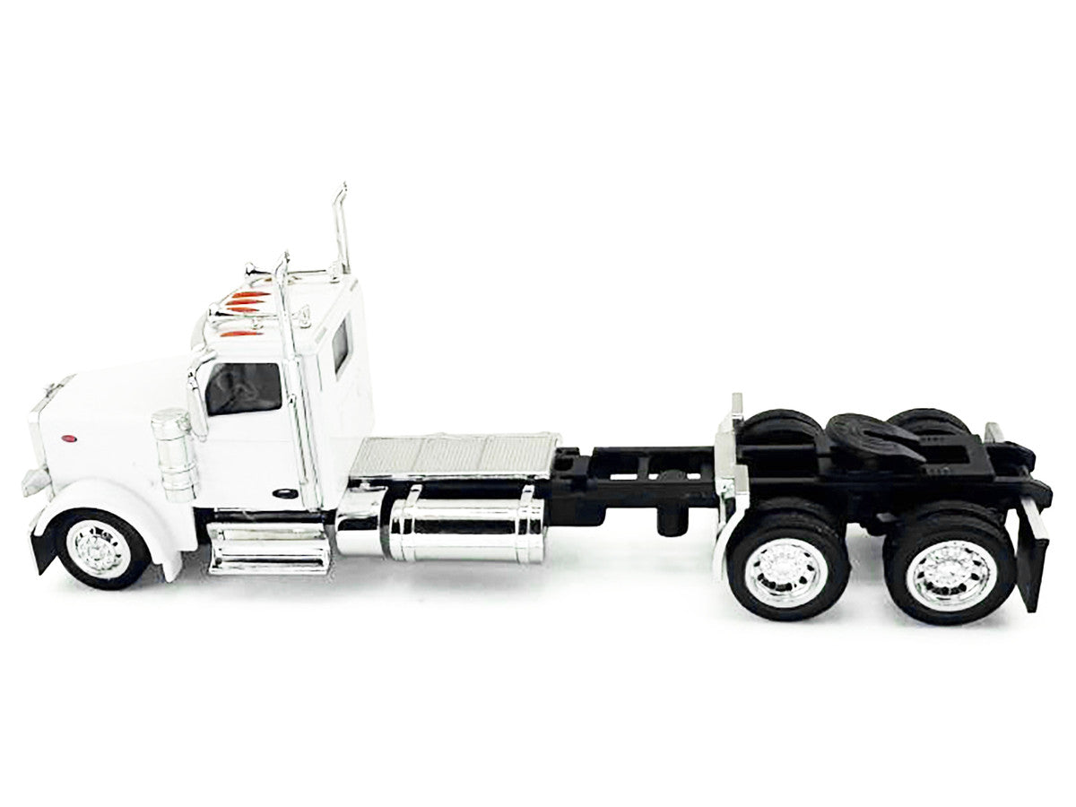 Peterbilt 589 2-Axel Day Cab White 1/87 (HO) Plastic Model Car by HO Logistics LuxuryLifeWay Online Store