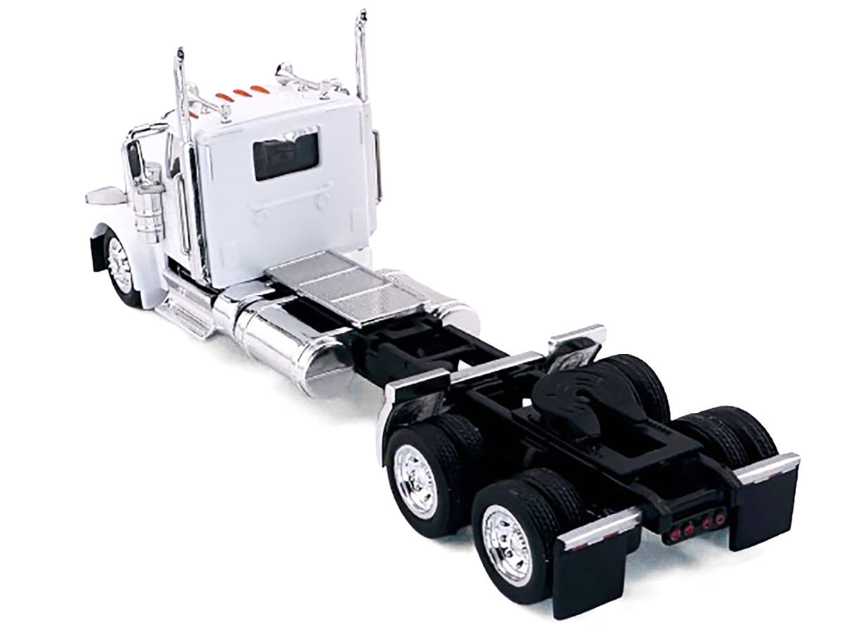 Peterbilt 589 2-Axel Day Cab White 1/87 (HO) Plastic Model Car by HO Logistics LuxuryLifeWay Online Store
