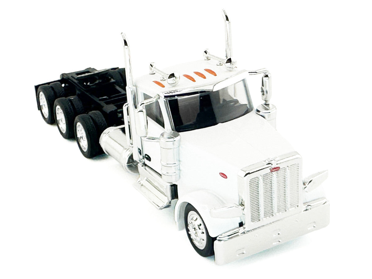 Peterbilt 589 3-Axel Day Cab White 1/87 (HO) Plastic Model Car by HO Logistics LuxuryLifeWay Online Store