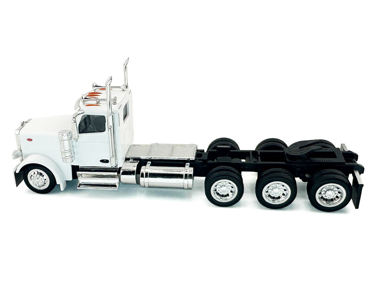 Peterbilt 589 3-Axel Day Cab White 1/87 (HO) Plastic Model Car by HO Logistics LuxuryLifeWay Online Store