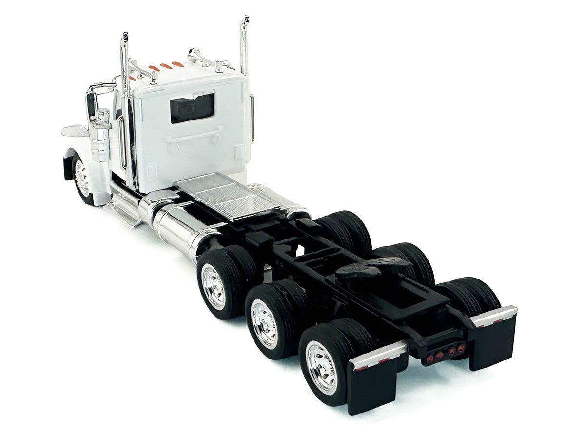 Peterbilt 589 3-Axel Day Cab White 1/87 (HO) Plastic Model Car by HO Logistics LuxuryLifeWay Online Store