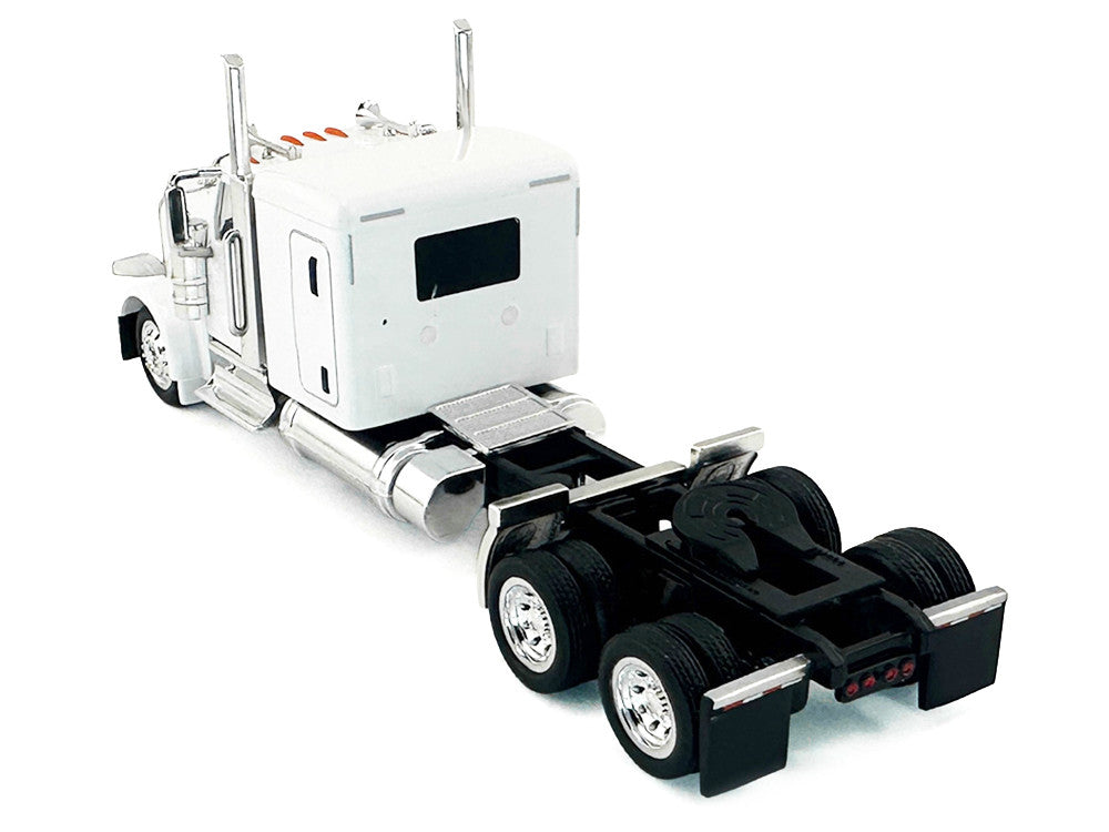 Peterbilt 589 Truck with 72 Inch Sleeper White 1/87 (HO) Plastic Model Car by HO Logistics LuxuryLifeWay Online Store
