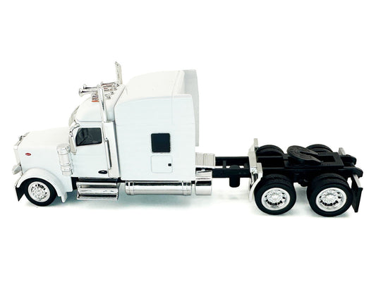 Peterbilt 589 with Stand Up Sleeper Cab White 1/87 (HO) Plastic Model Car by HO Logistics LuxuryLifeWay Online Store
