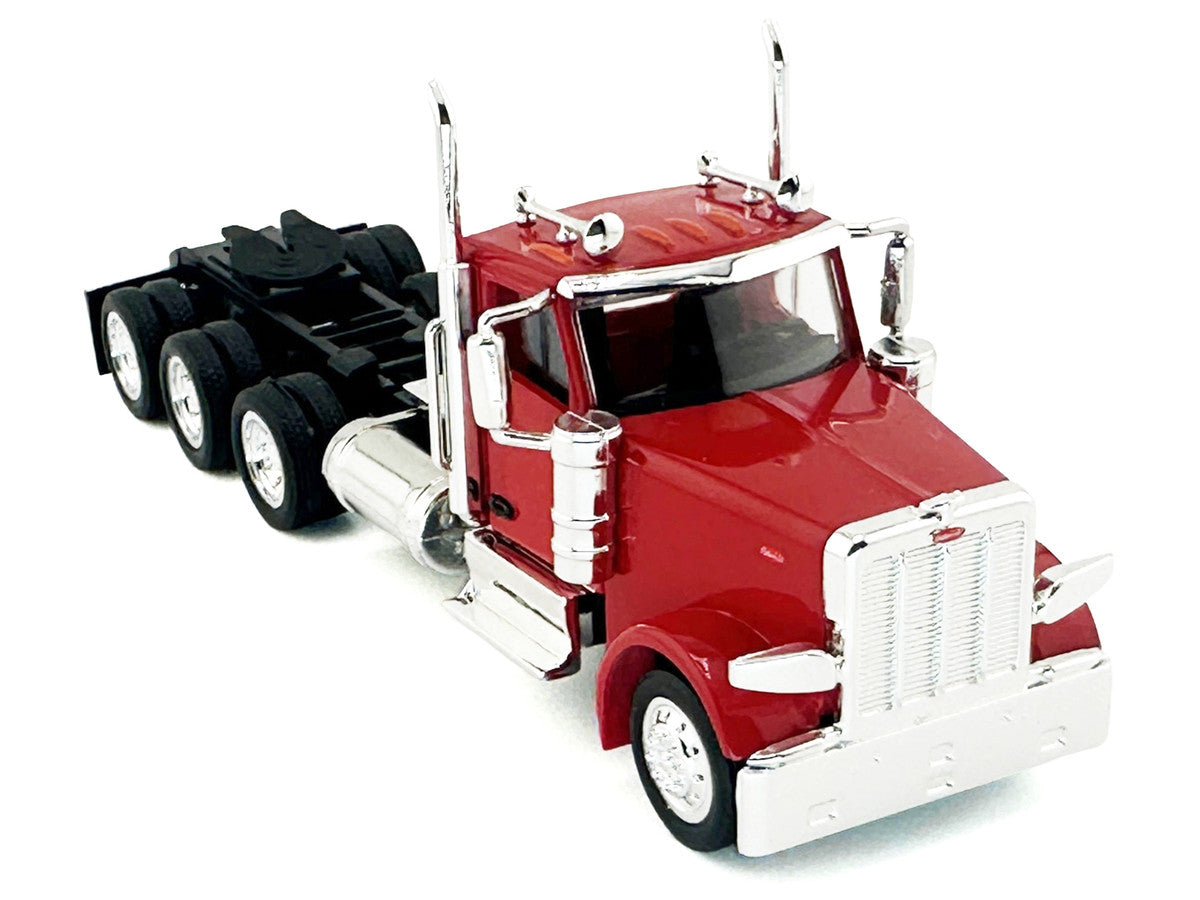 Peterbilt 589 3-Axel Day Cab Red 1/87 (HO) Plastic Model Car by HO Logistics LuxuryLifeWay Online Store
