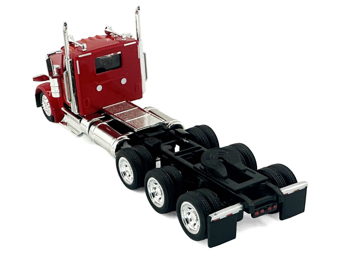 Peterbilt 589 3-Axel Day Cab Red 1/87 (HO) Plastic Model Car by HO Logistics LuxuryLifeWay Online Store