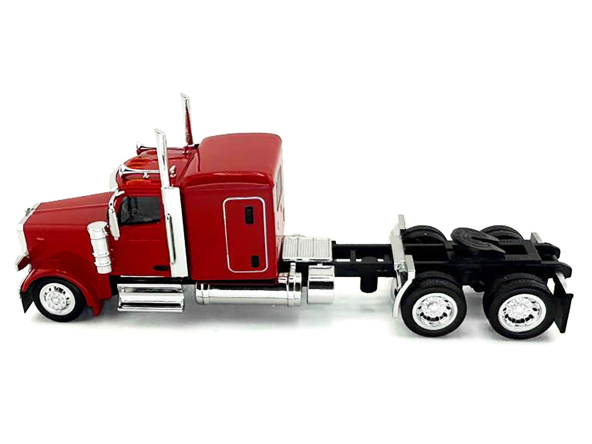 Peterbilt 589 Truck with 72 Inch Sleeper Red 1/87 (HO) Plastic Model Car by HO Logistics LuxuryLifeWay Online Store