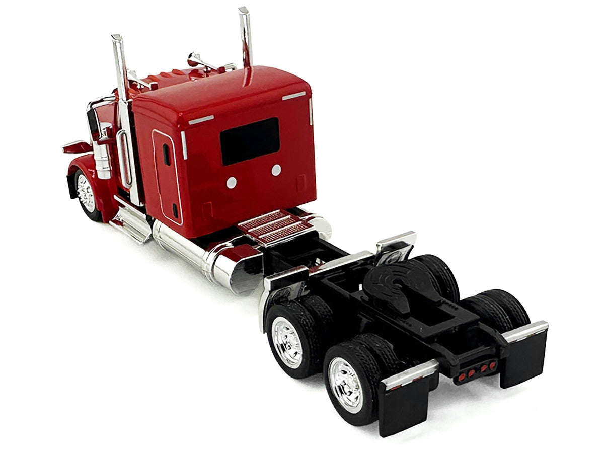 Peterbilt 589 Truck with 72 Inch Sleeper Red 1/87 (HO) Plastic Model Car by HO Logistics LuxuryLifeWay Online Store