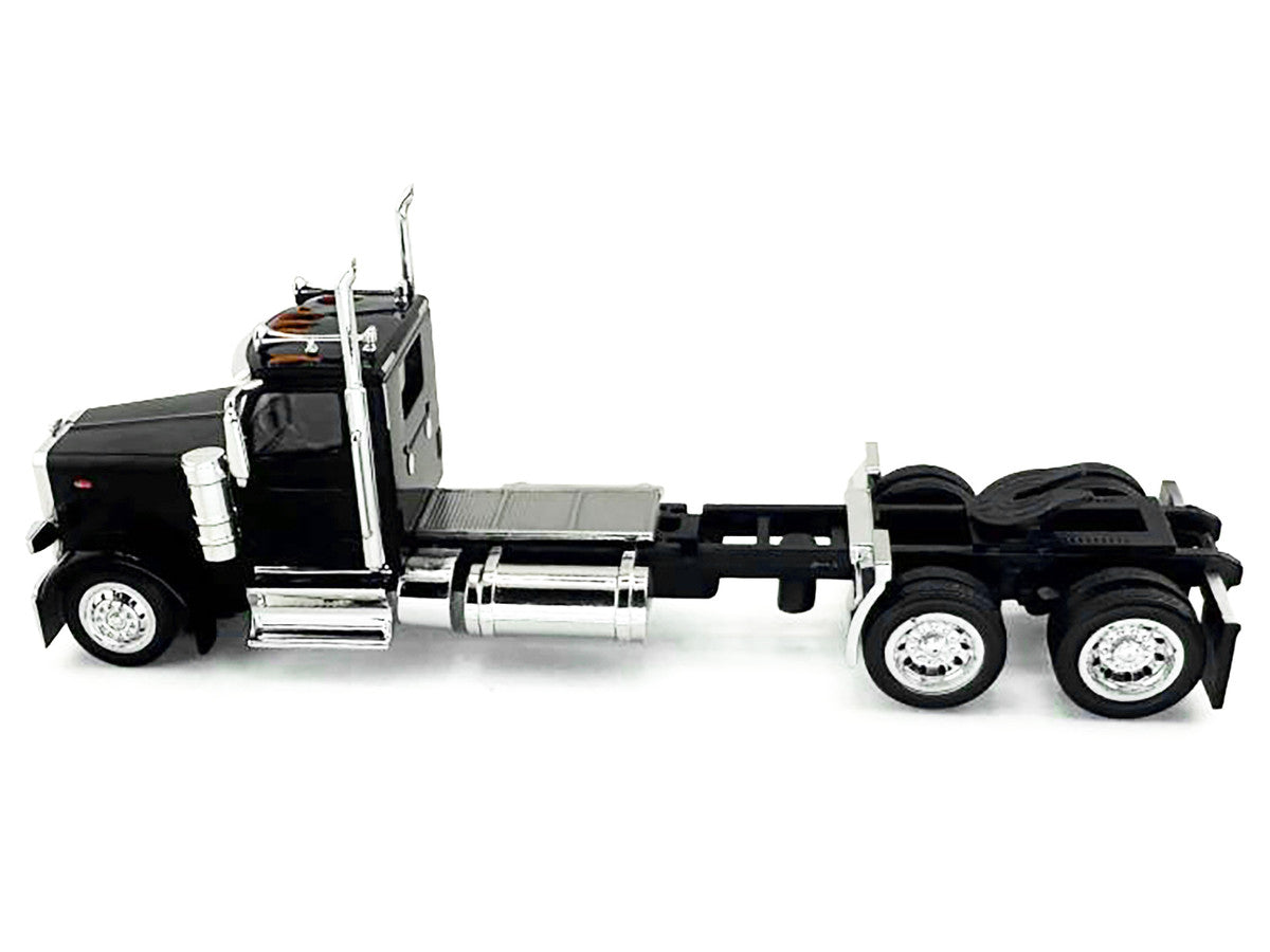 Peterbilt 589 2-Axel Day Cab Black 1/87 (HO) Plastic Model Car by HO Logistics LuxuryLifeWay Online Store