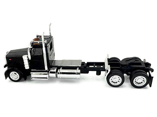 Peterbilt 589 2-Axel Day Cab Black 1/87 (HO) Plastic Model Car by HO Logistics LuxuryLifeWay Online Store
