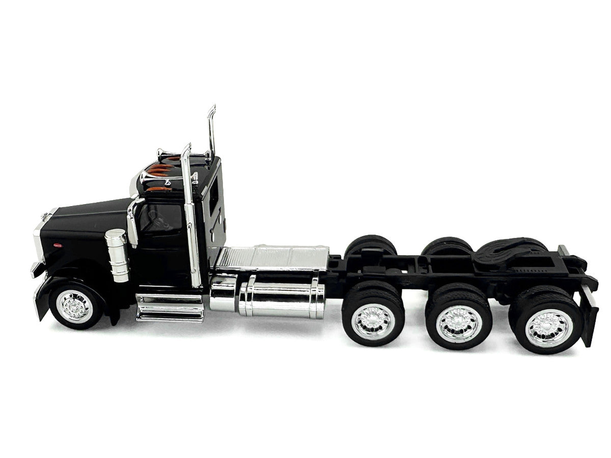 Peterbilt 589 3-Axel Day Cab Black 1/87 (HO) Plastic Model Car by HO Logistics LuxuryLifeWay Online Store