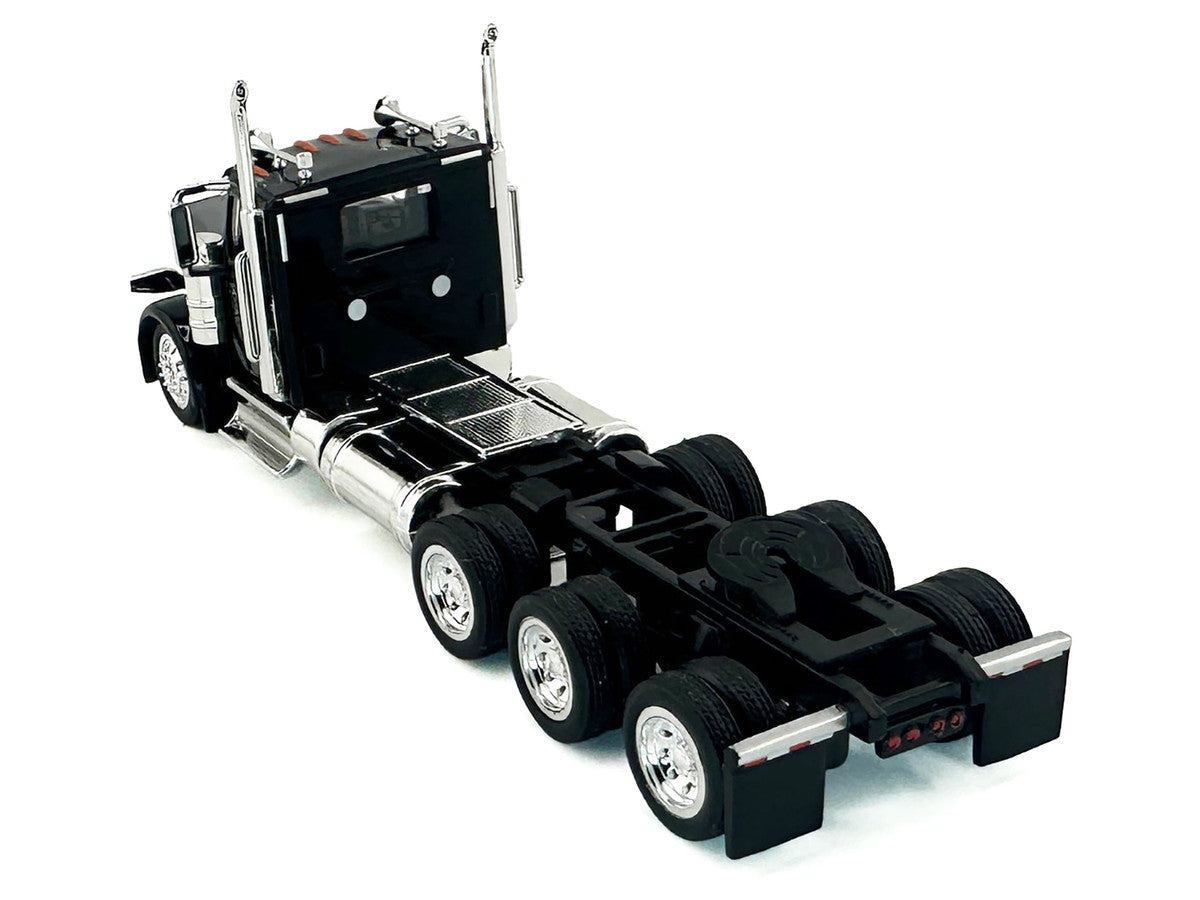Peterbilt 589 3-Axel Day Cab Black 1/87 (HO) Plastic Model Car by HO Logistics LuxuryLifeWay Online Store