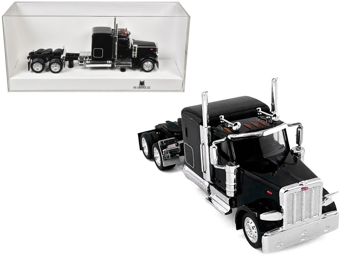 Peterbilt 589 Truck with 72 Inch Sleeper Black 1/87 (HO) Plastic Model Car by HO Logistics LuxuryLifeWay Online Store
